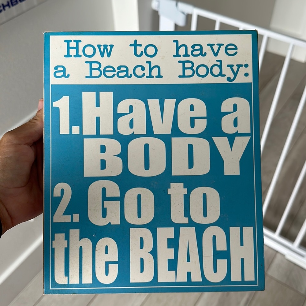 Beach Sign